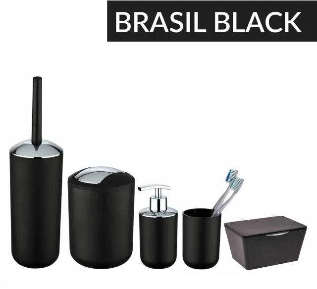 Waste basket BRASIL Juodas - 2 l, WENKO