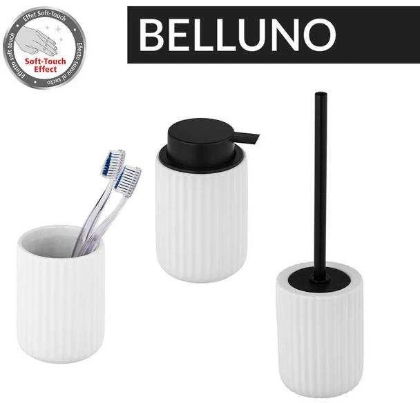 WC šepetys BELLUNO, keramika, baltas, Wenko