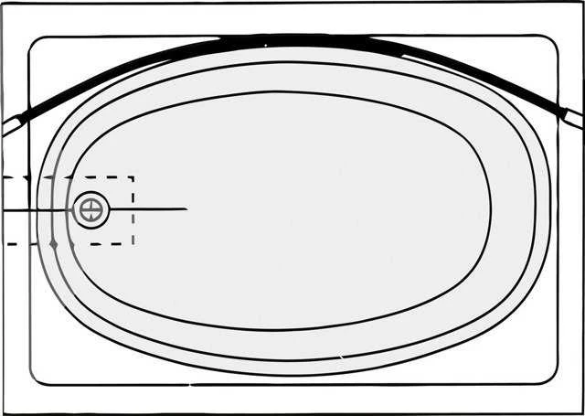 Teleskopinė dušo užuolaidų lazda, Ø 2,5 cm, 110-200 cm, WENKO