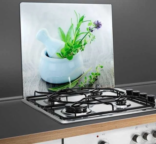 Wenko, daugiafunkcinė kaitlentės dengiamoji lėkštė su žolelių sodo dizainu