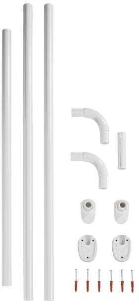 WENKO, Laikiklis Universalus Extra Strong Baltas Ø 2,5 cm, Balta