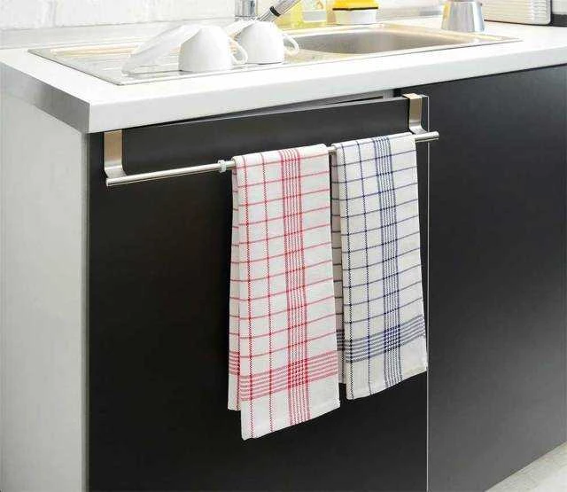 Reguliuojamas rankšluosčių džiovintuvas, laikiklis kabinimui ant spintelių durų ir stalčių, 36-60 cm, WENKO
