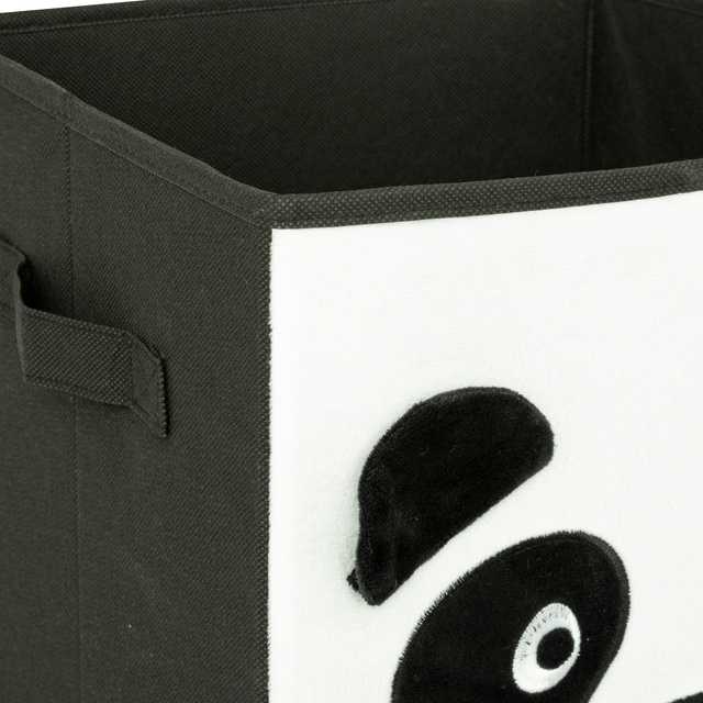 Atmosphera Žaislų laikymo konteineris su panda STAY, 29 x 29 cm