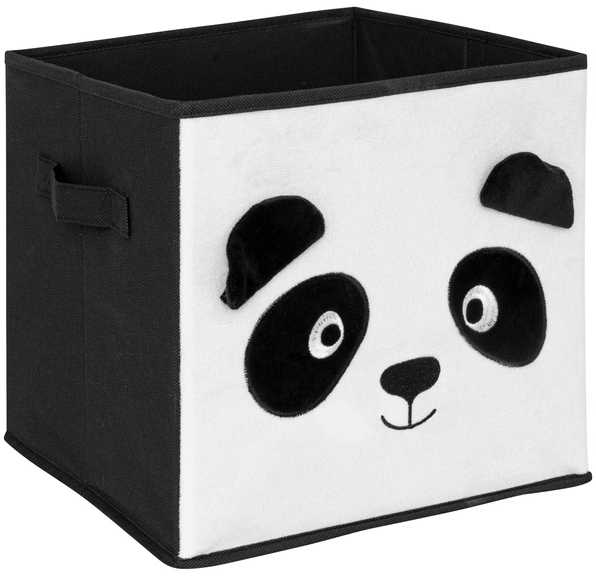 Atmosphera Žaislų laikymo konteineris su panda STAY, 29 x 29 cm
