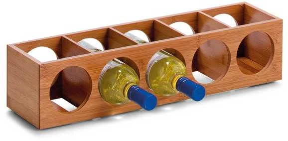 Zeller 13565 Wine Rack 13.5 x 12.5 x 53 cm Bamboo