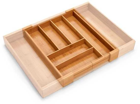 Zeller Present ZELLER ištraukiama stalo įrankių dėžė, stalčiaus įdėklas, 35 - 58 x 43 x 6,5 cm