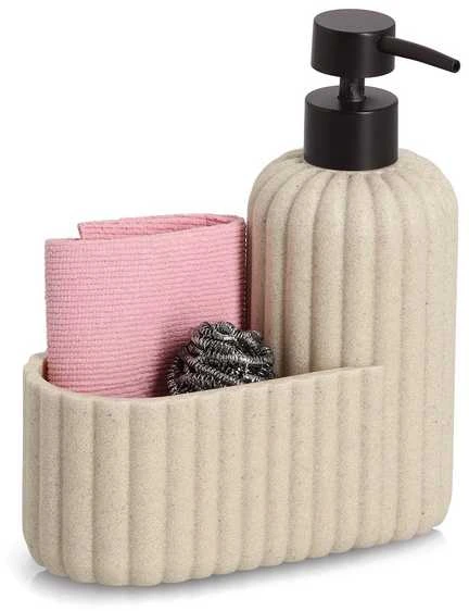 ZELLER sink organizer, liquid dispenser 380 ml