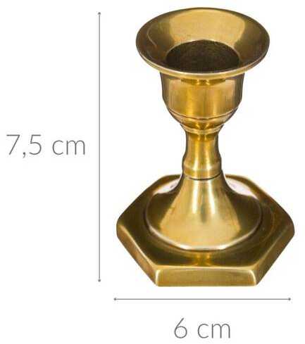 Atmosphera Žvakidė, metalinė, 7,5 cm
