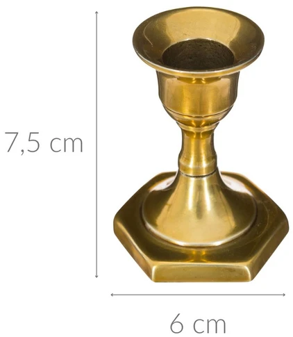 Atmosphera Žvakidė, metalinė, 7,5 cm