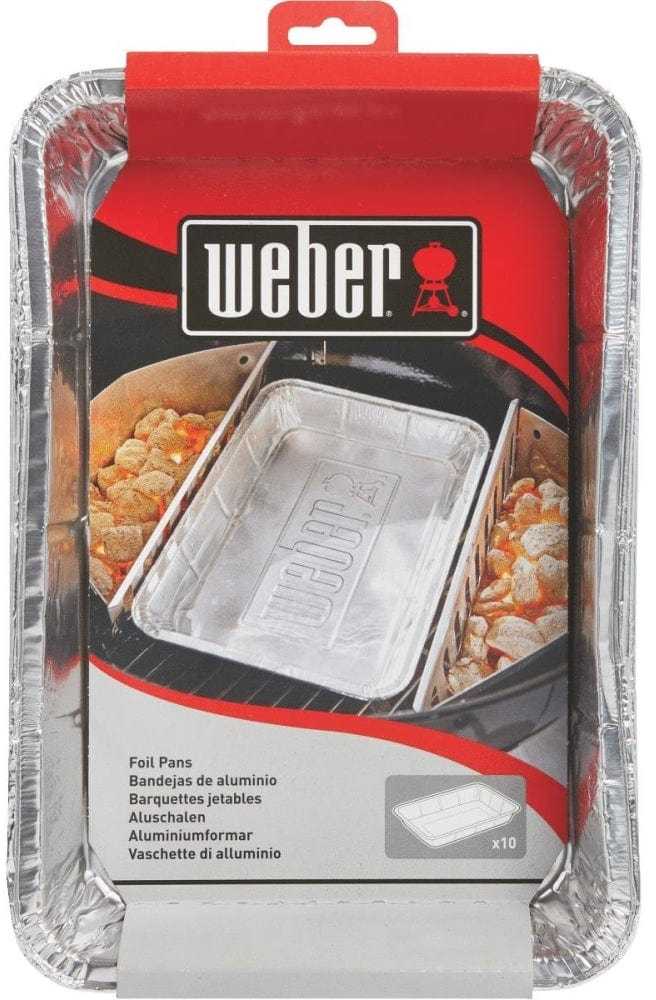 Aliuminis indas WEBER, L, 10 vnt.