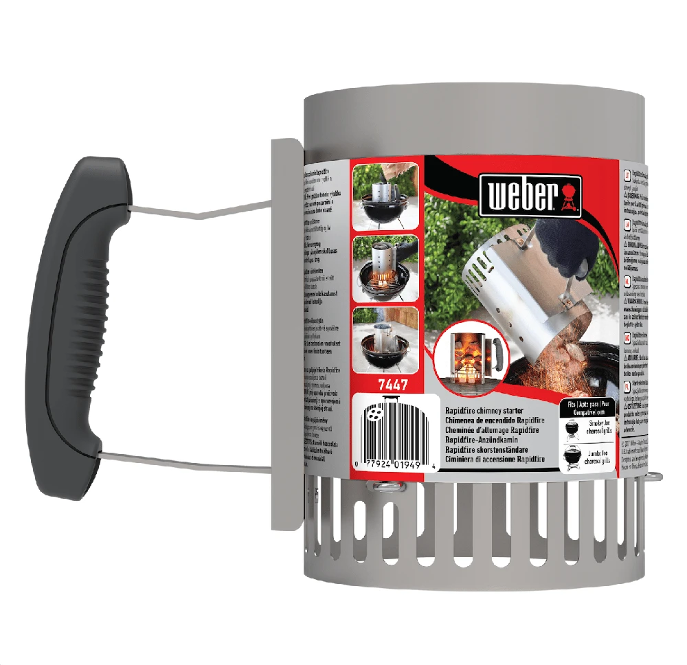 Weber Rapidfire mažas anglių uždegiklis, 7447