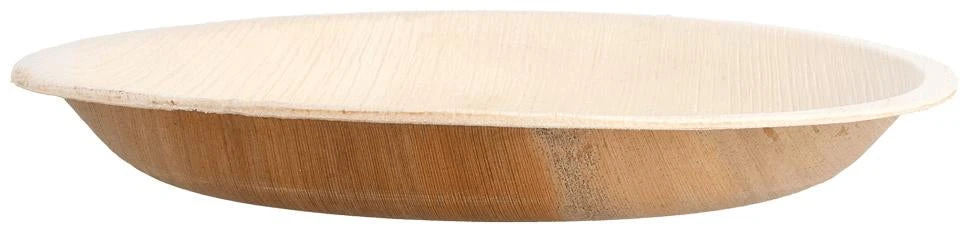 Baltic Decor BD Vienkartinė lėkštė „ARECA“ palmių lapų, Ø18 x 2 cm, 25 vnt