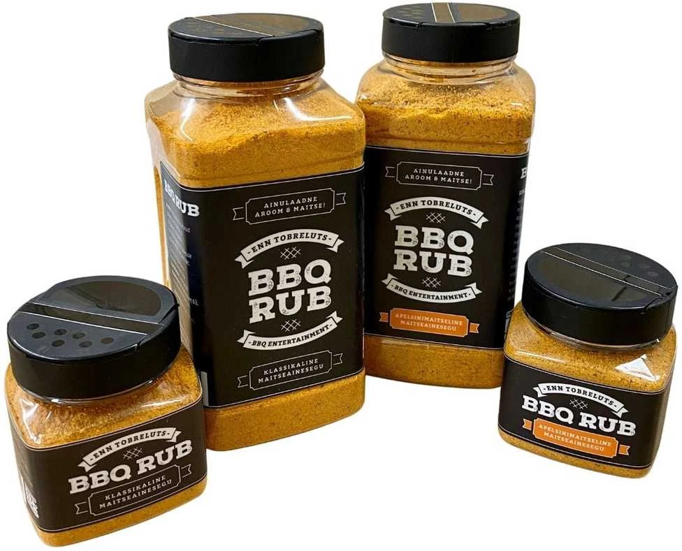 Bbq Entertainment Enn Tobreluts prieskonių mišinys BBQ RUB Apelsinas, 150 g