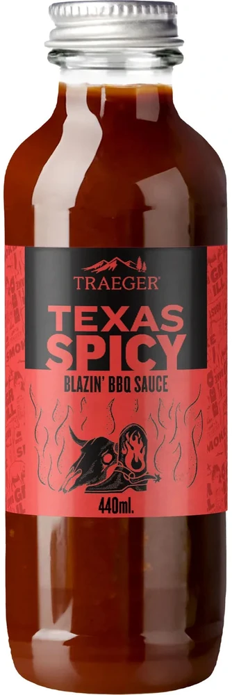 BBQ padažas Traeger Texas Spicy, 440 ml, aštrus pipirinis, tinka ir marinavimui
