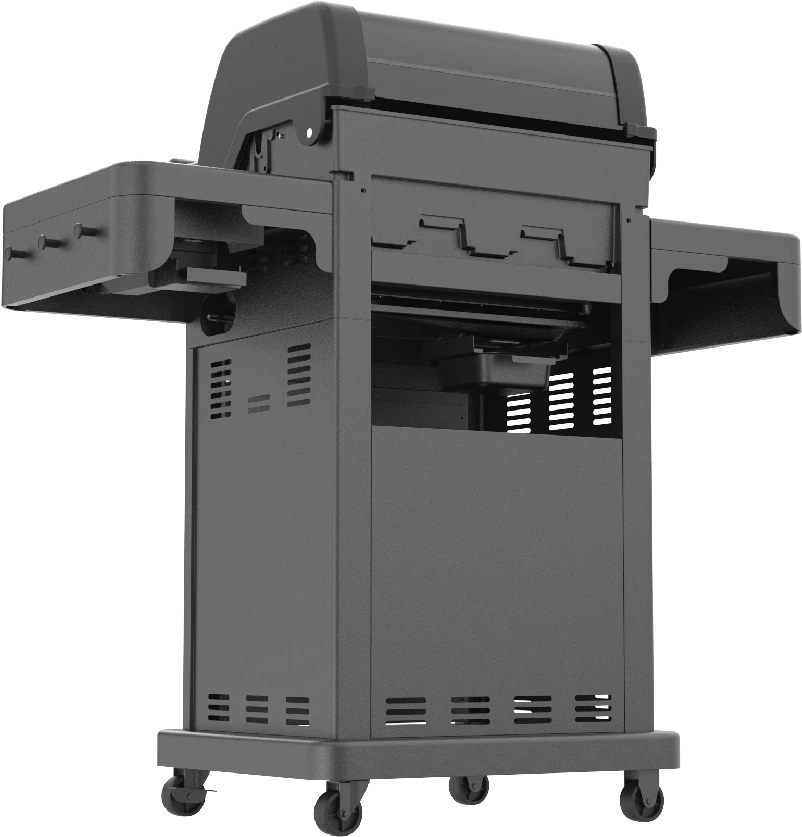 BroilChef dujinis grilis Tahoe BC-2217B, juodas