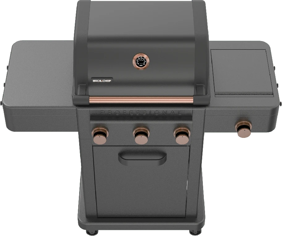 BroilChef dujinis grilis Tahoe BC-2217B, juodas