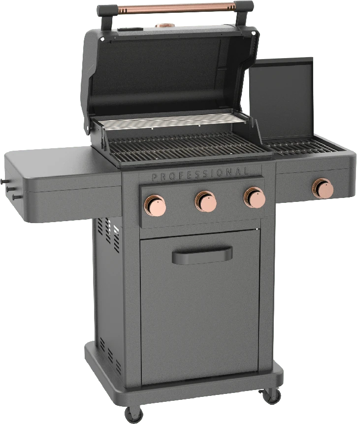 BroilChef dujinis grilis Tahoe BC-2217B, juodas
