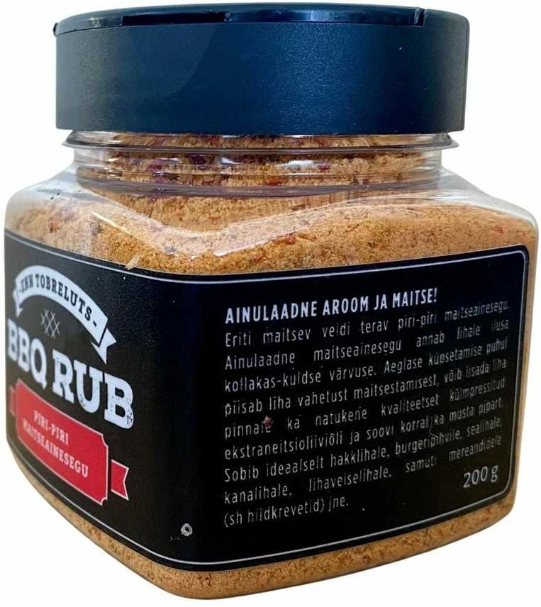 Bbq Entertainment Enn Tobreluts prieskonių mišinys BBQ RUB Piri Piri, 200g