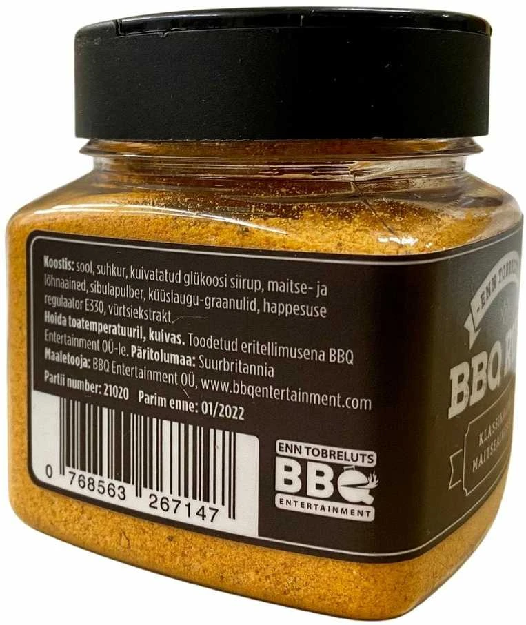 Bbq Entertainment Enn Tobreluts prieskonių mišinys BBQ RUB Klasikinis, 150 g