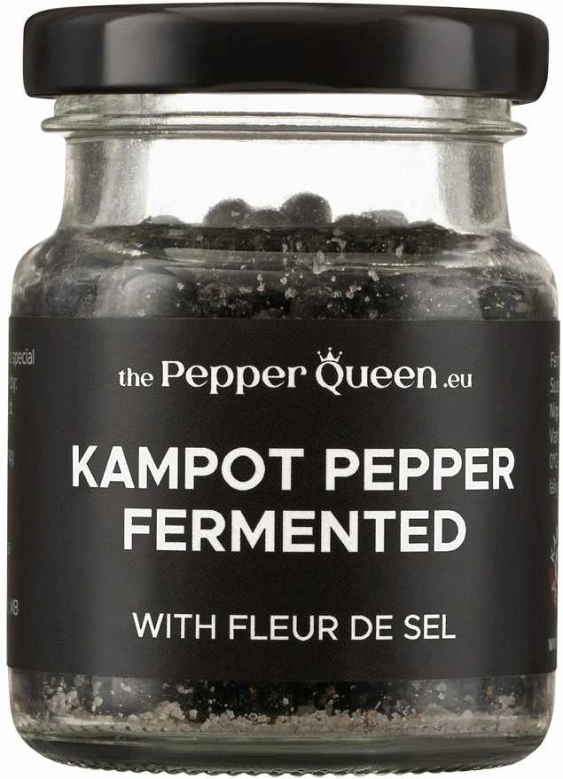 Fermentuoti kampoto pipirai Kampot Pepper In Fleur De Sel, 40 gr