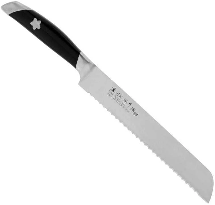 Satake Cutlery Mfg Japoniškas duonos peilis Satake Sakura, 18 cm