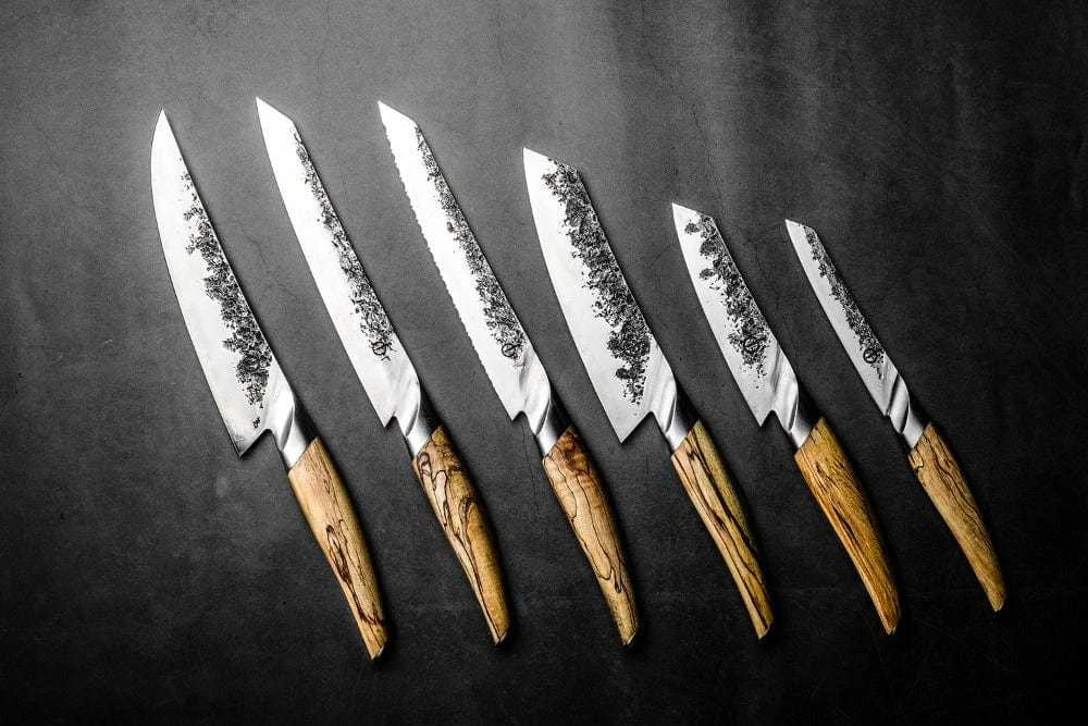 Japoniško stiliaus peilis STYLE DE VIE, Katai Forged, Santoku, 18 cm