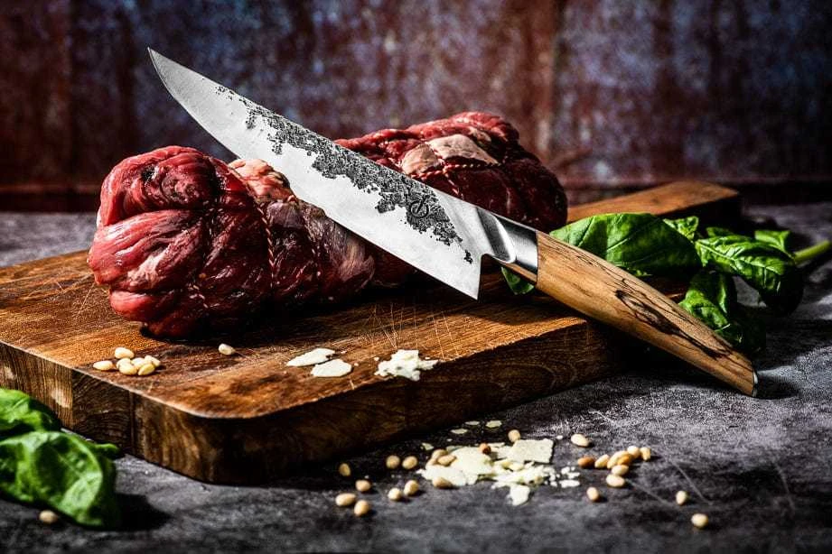 Japoniško plieno šefo peilis Forged Katai