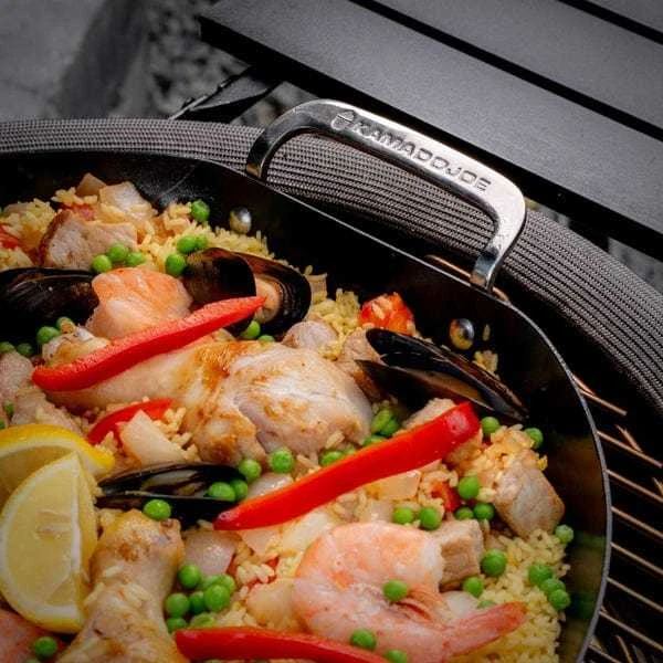 Anglies plieno Paella keptuvė Kamado Joe