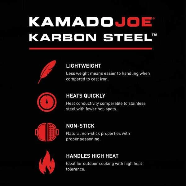 Anglies plieno Wok keptuvė Kamado Joe 40cm