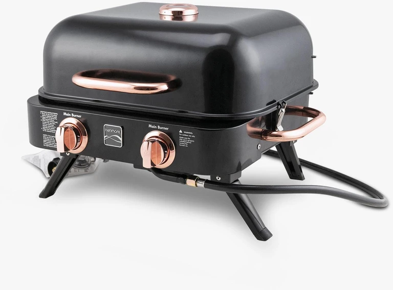 Kenmore 2 degiklių nešiojamas dujinis grilis, spalvų pasirinkimas
