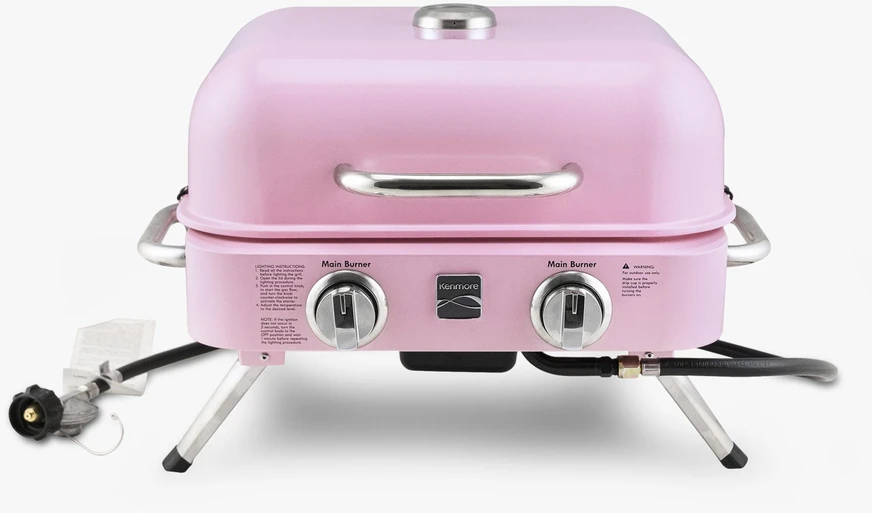 Kenmore 2 degiklių nešiojamas dujinis grilis, spalvų pasirinkimas