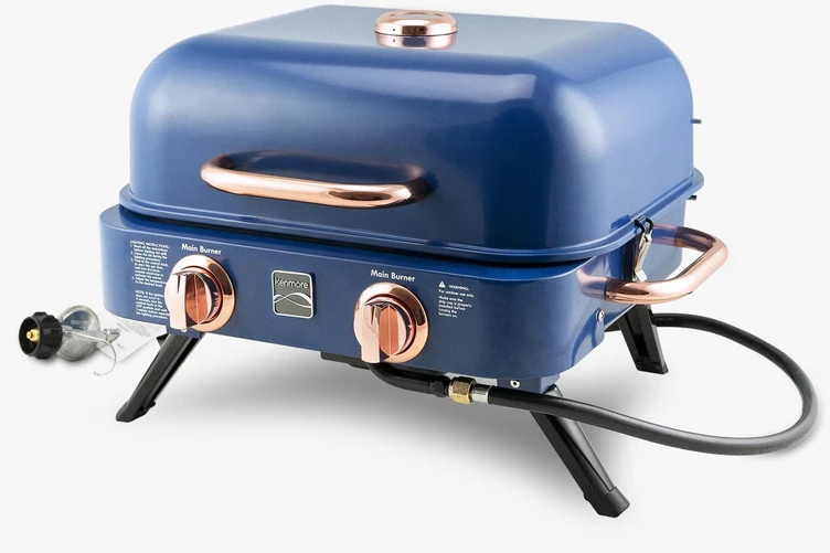 Kenmore 2 degiklių nešiojamas dujinis grilis, spalvų pasirinkimas
