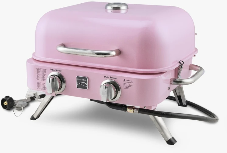 Kenmore 2 degiklių nešiojamas dujinis grilis, spalvų pasirinkimas