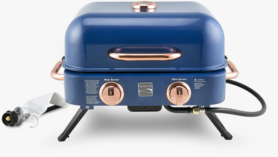 Kenmore 2 degiklių nešiojamas dujinis grilis, spalvų pasirinkimas