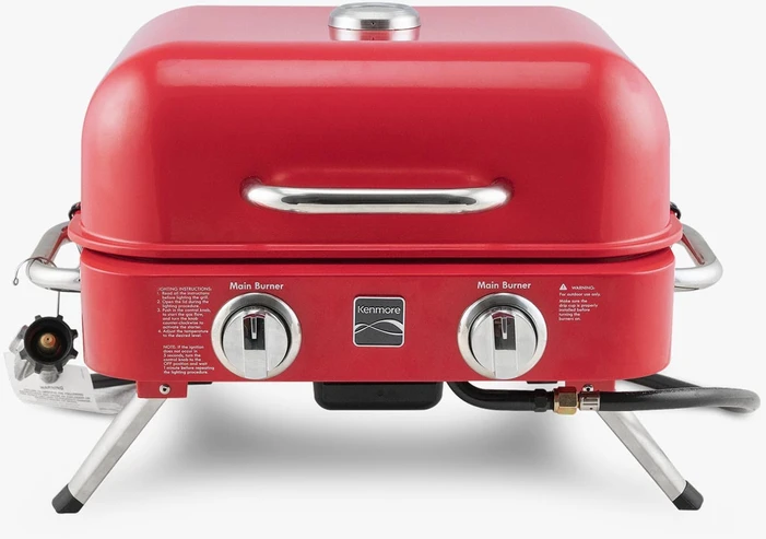 Kenmore 2 degiklių nešiojamas dujinis grilis, spalvų pasirinkimas