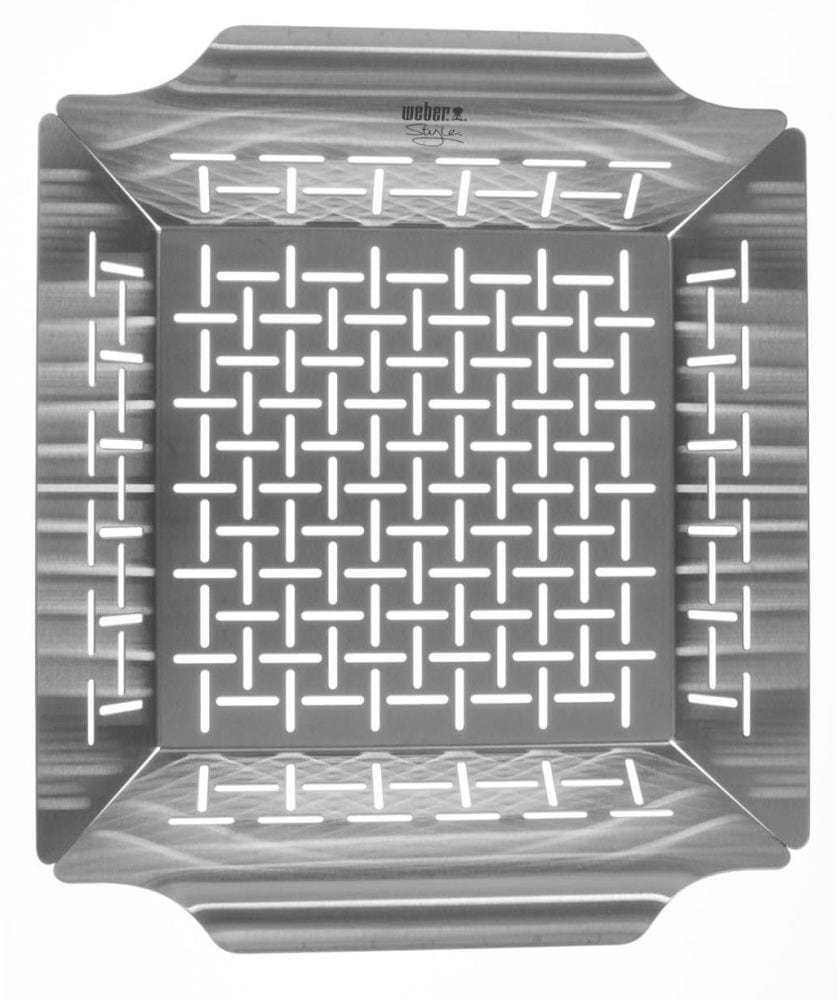 Kvadratinis indas WEBER Deluxe, skirtas daržovėms kepti, 29 cm x 35 cm x 9 cm