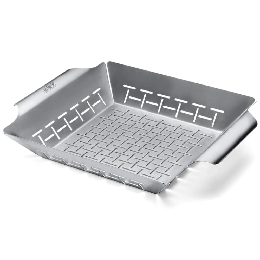 Kvadratinis indas WEBER Deluxe, skirtas daržovėms kepti, 29 cm x 35 cm x 9 cm