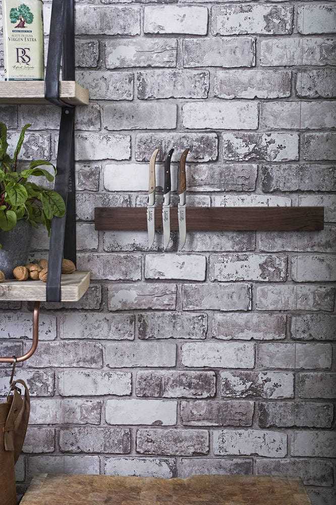 Forged Magnetinis riešutmedžio peilių laikiklis - Style de Vie