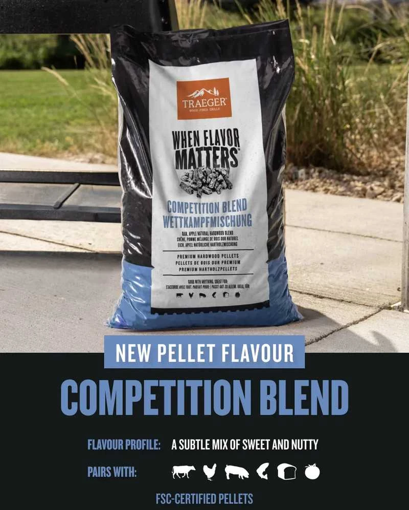 Medienos granulės Traeger Competition Blend