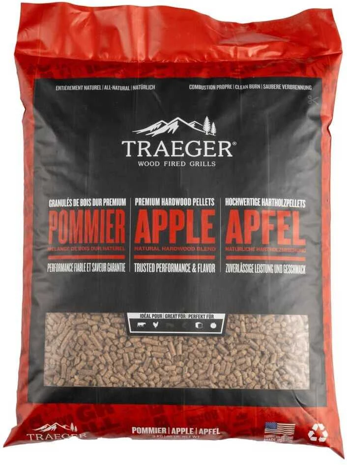 Medžio granulės TRAEGER, Obelis (Apple), 8kg