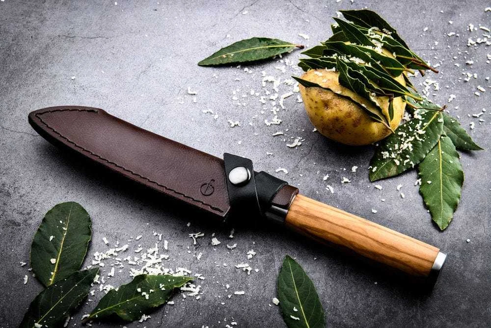 Odinis dėklas Santoku peiliui (14 cm) Forged