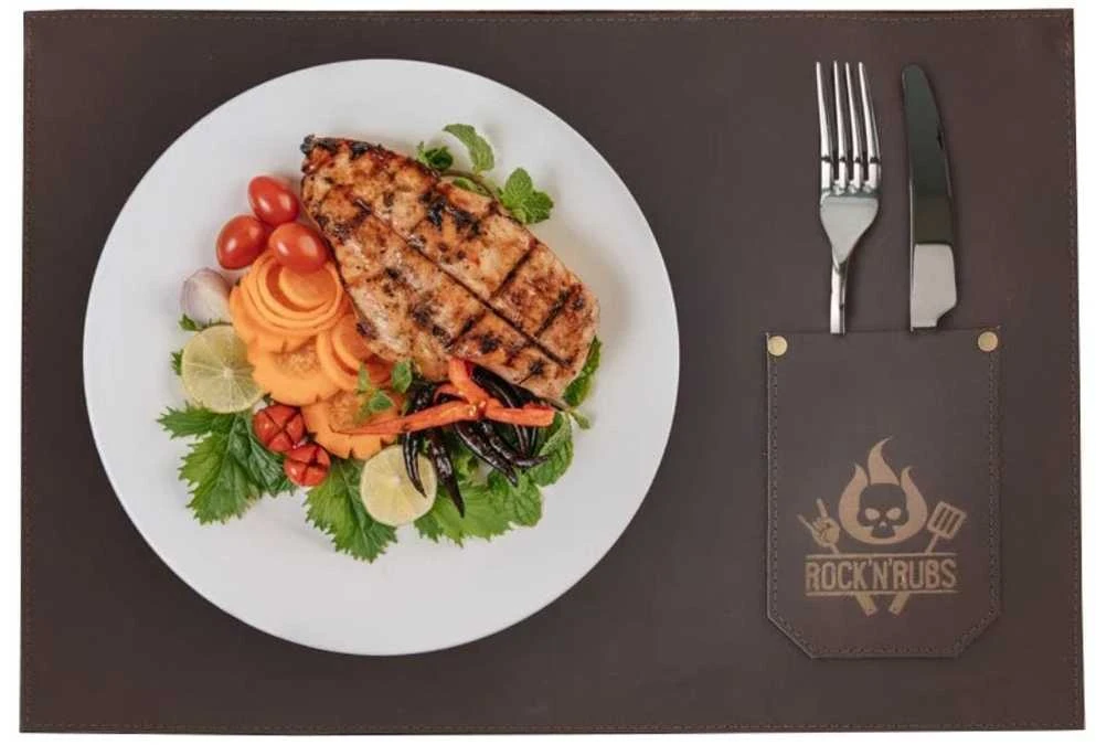 Rock'N'Rubs Odinis stalo padėkliukas Cognac Crunch Rudas