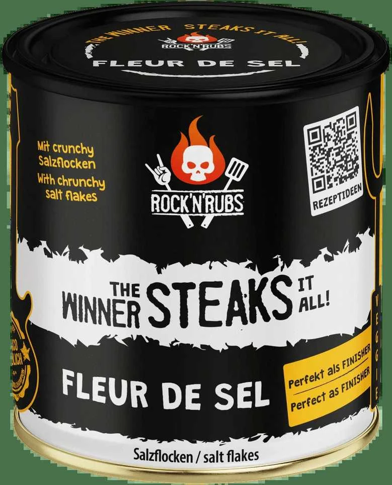 ROCK'N'RUBS Prieskoniai "The Winner Steaks it All - Fleur de Sel" druska, 140 g
