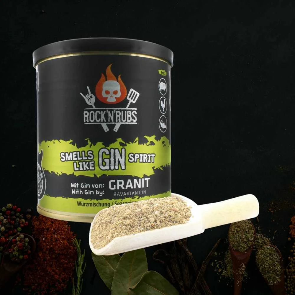 Essence ROCK'N'RUBS Silverline Universalūs Prieskoniai "Smells Like Gin Spirit", 130 g