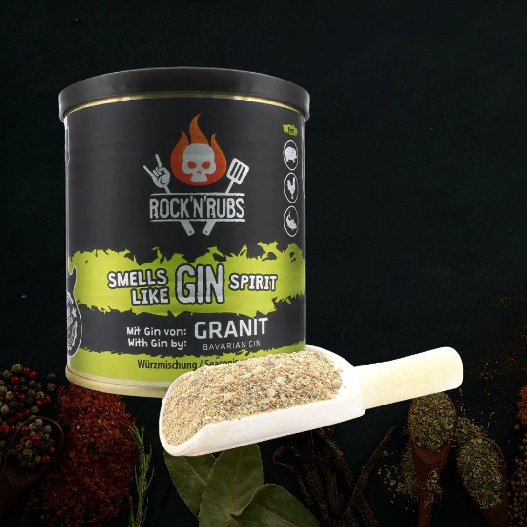 Essence ROCK'N'RUBS Silverline Universalūs Prieskoniai "Smells Like Gin Spirit", 130 g