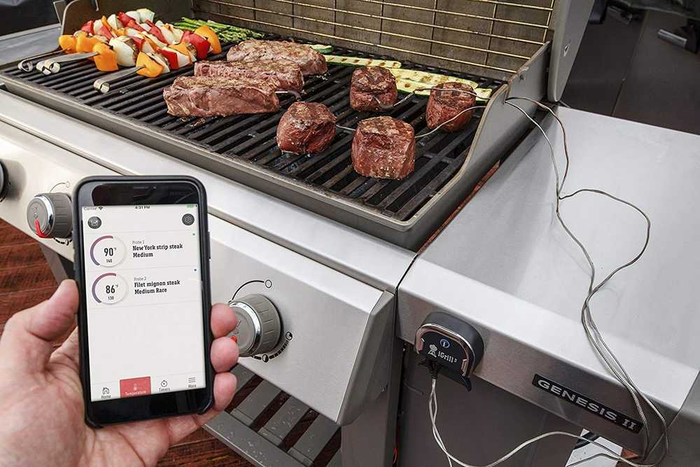 Termometro daviklis WEBER iGrill modeliams, maistui