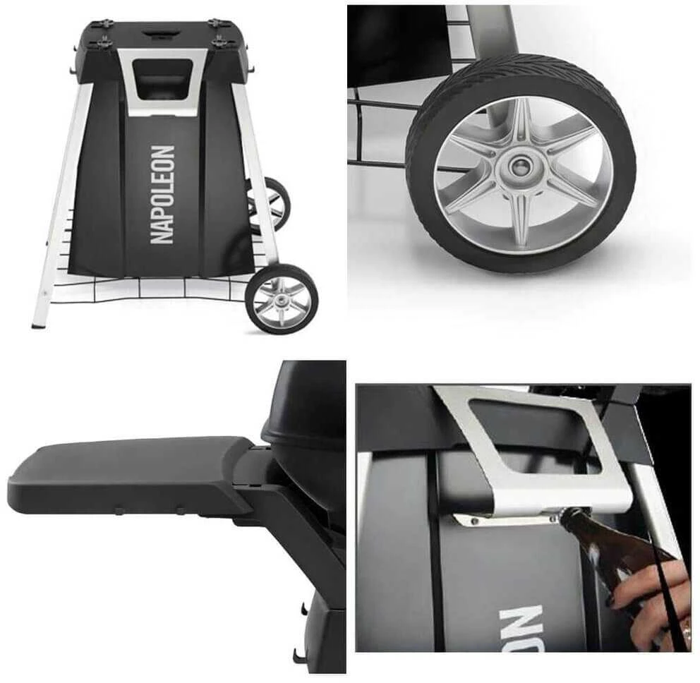 Vežimėlis NAPOLEON TRAVELQ Stand, skirtas PRO285 serijos griliams