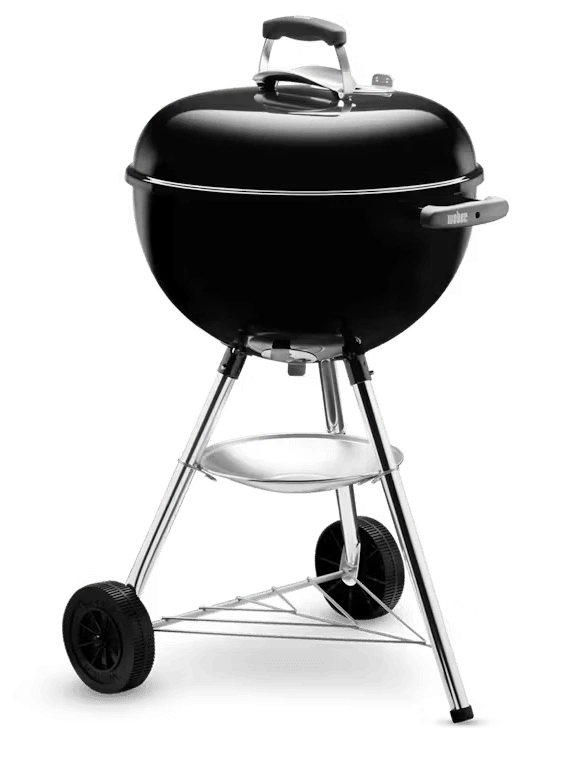 Weber anglinis grilis su emaliuotu dangčiu, 47 cm kepimo paviršius, juodas, 1231004