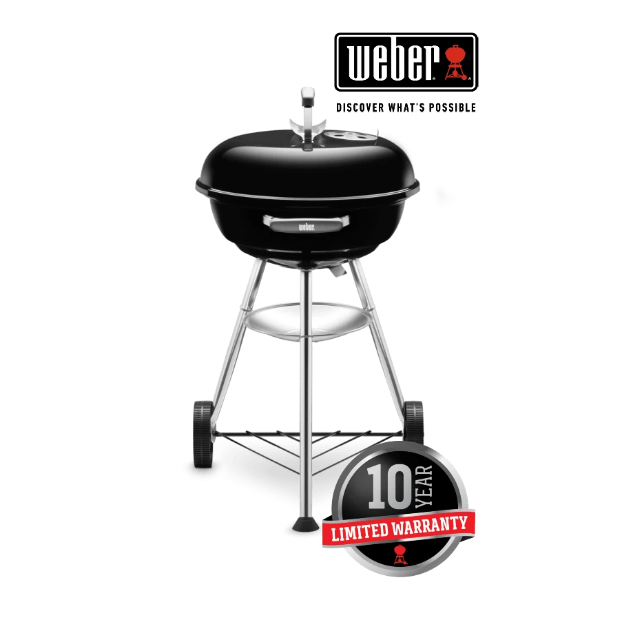 Weber Charcoal Grilis Compact Virdulys 47 cm juodas Juodas (1221004)