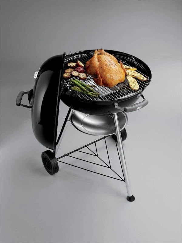 Weber Charcoal Grilis Compact Virdulys 57 cm juodas Juodas (1321004)